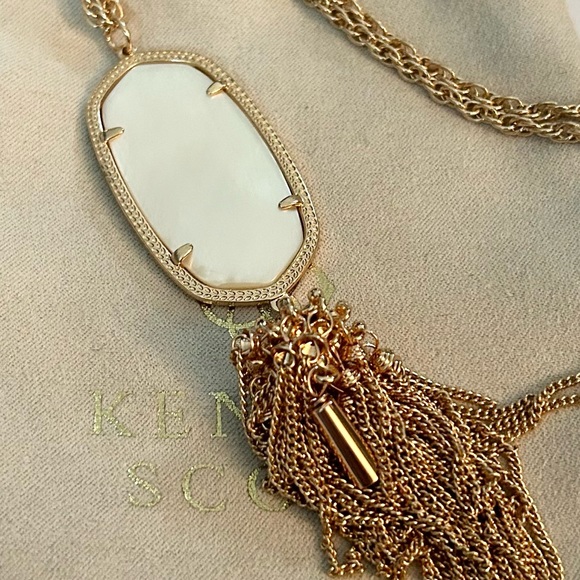 Kendra Scott Rayne Rose-Gold Necklace NWT - Picture 5 of 5